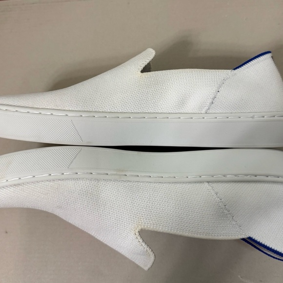 Rothy’s Original Slip On Sneaker in Bright White, 8.5 - Picture 2 of 4